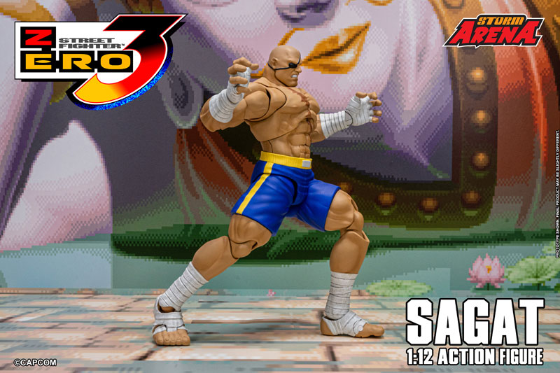 Street Fighter Alpha 3 1/12 Scale Action Figure Sagat(Provisional Pre-order)