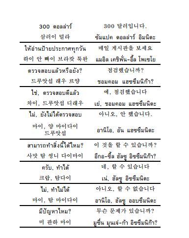 หนังสือคู่มือสนทนาภาษาเกาหลี + MP3
