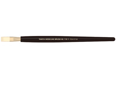 TA87159 Tamiya Modeling Brush HG (Flat Brush) Medium พู่กันปากแบนทามิย่า ขนาดกลาง