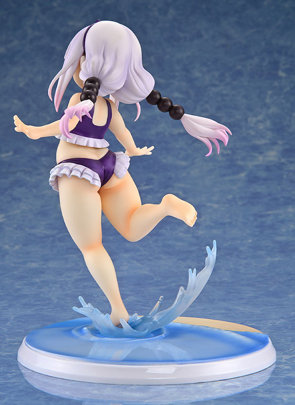 Miss Kobayashi's Dragon Maid Kanna Kamui: Excited to Wear a Swimsuit at Home Ver. (Purple) 1/6 Complete Figure(Pre-order)
