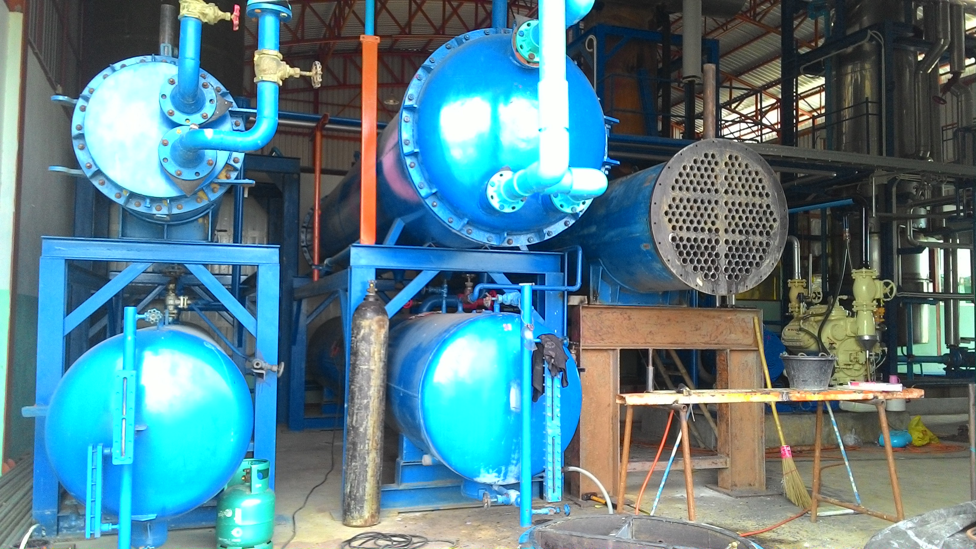 เปลี่ยนท่อใน Condenser