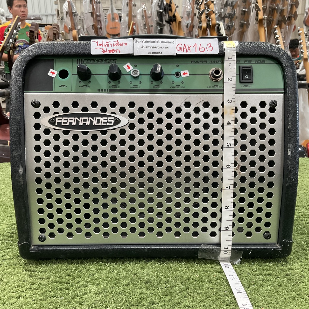 แอมป์เบส FERNANDES : FS-10B สินค้าไม่พร้อมใช้งาน (ต้องซ่อม)