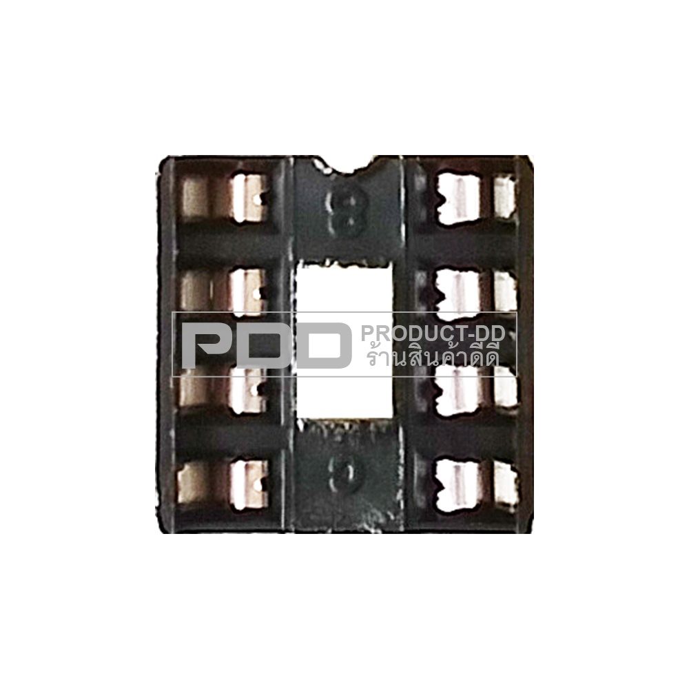 ซ็อกเก็ตไอซี 8 ขา DIP-8 Socket IC ระยะขา 2.54 มม. สำหรับใส่ไอซี 8 ขา