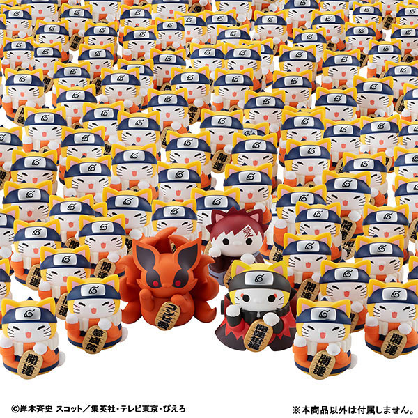 MEGA CAT PROJECT NARUTO Shippuden Nyaruto! Beckoning Cat FORTUNE Naruto Uzumaki and Friends Version 6Pack BOX(Pre-order)