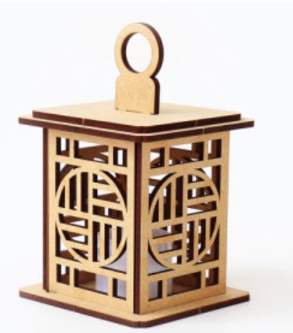 ตะเกียงสำหรับตกแต่งแบบเกาหลี ลายโครงเกาหลี 한국 장식 등불 Korean Decorative Lantern สำหรับตั้งโชว์ ประดับห้องนอน ห้องทำงาน ห้องรับแขก ห้องอาหาร (แบบที่ 2)
