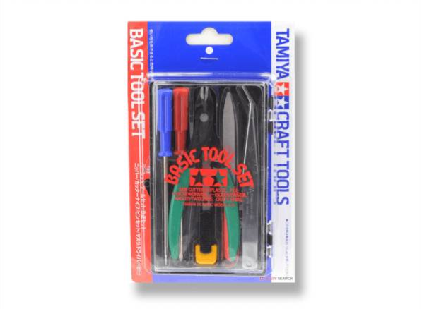 TA74016 Tamiya Basic Tool Set ชุดเครื่องมือประกอบโมเดล