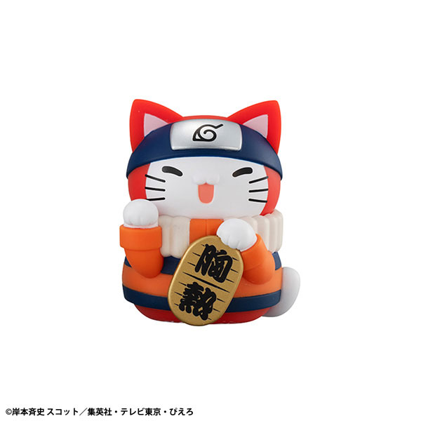 MEGA CAT PROJECT NARUTO Nyaruto! Colorful Maneki Neko FORTUNE 6Pack BOX(Pre-order)