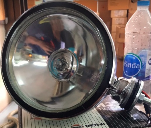 ไฟสปอร์ตไลท์กลม H3 6 นิ้ว 12V 24V สีขาว เหลือง