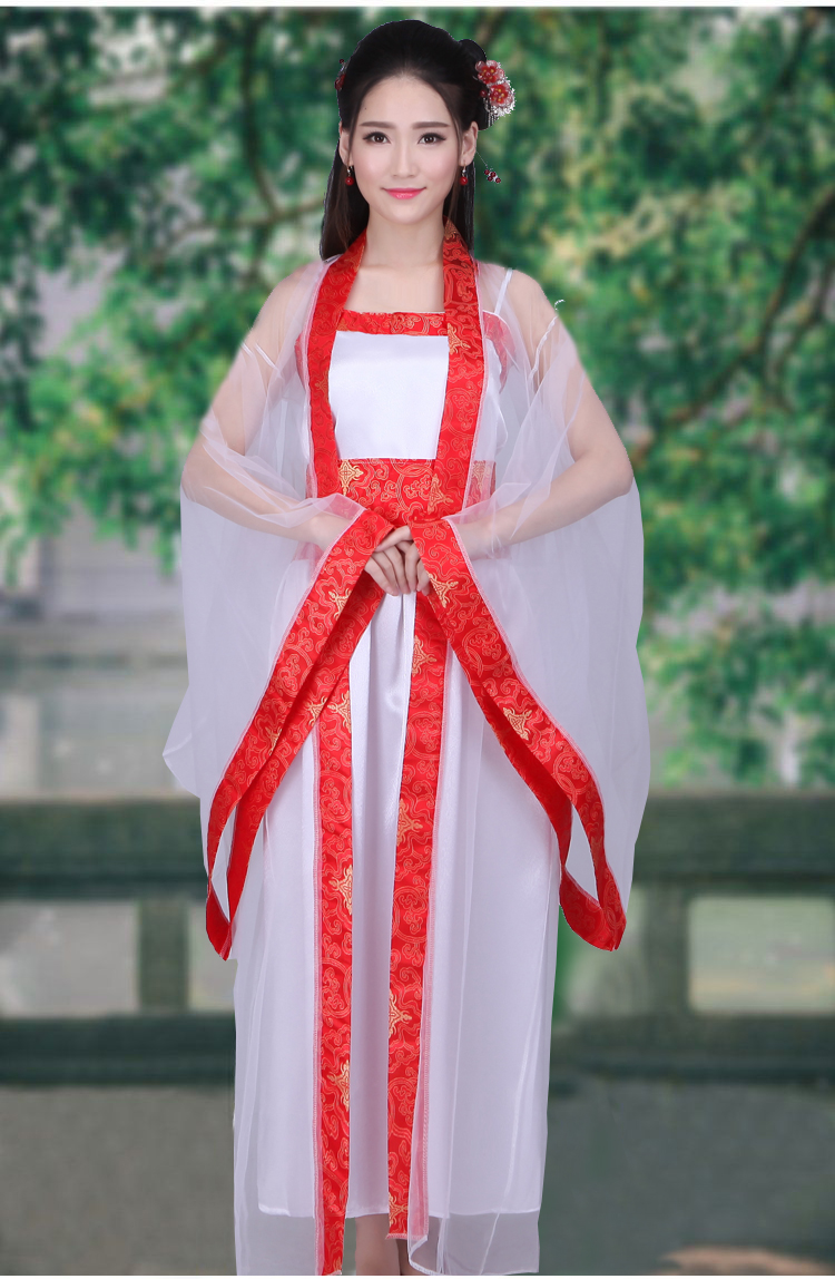 ชุดสตรีสมัยราชวงศ์ถัง (ชุดกระโปรง+เสื้อคลุม) 唐装汉服古装 Tang Dynasty Women's Costumes