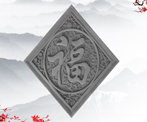 ฮิฐสลักสไตล์จีนโบราณ พรสี่ฤดู 砖雕仿古中式四季福 Antique Chinese Brick Carving Four Seasons Fortune