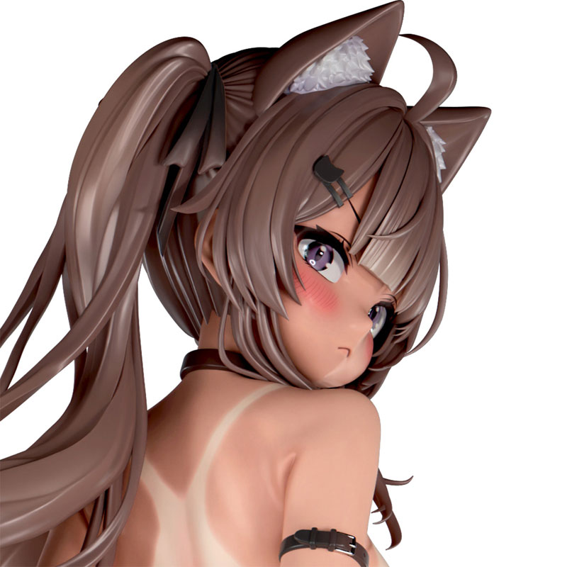 Nikkan Shoujo Chibi Catgirl - Nekoyashiki Chako (School Swimsuit Suntan Ver.) (1/5 Scale)(Pre-order)