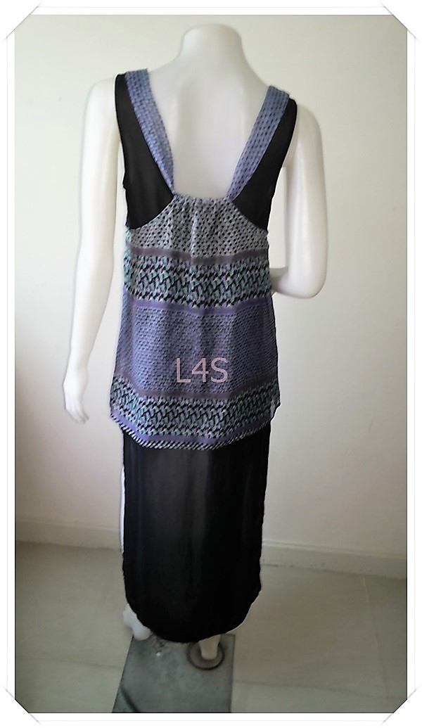 FF05562 --เดรสแฟชั่นชีฟอง มือสอง แบรนด์เนม CPS อก 35 นิ้ว