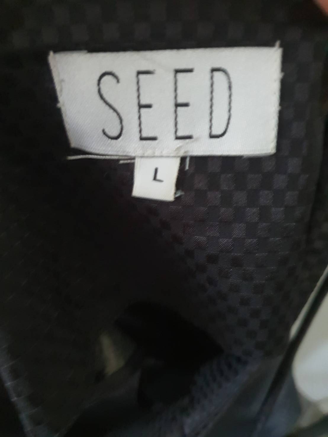 FF06151 เดรสแฟชั่น สีดำ มือสอง SEED อก 34 นิ้ว