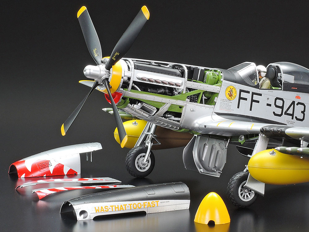 โมเดลเครื่องบิน Tamiya ขนาด 1/32 TA60328 North American F-51D Mustang (Korean War)