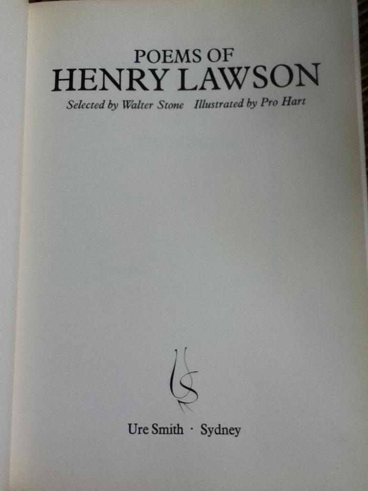 POEMS OF HENRY LAWSON