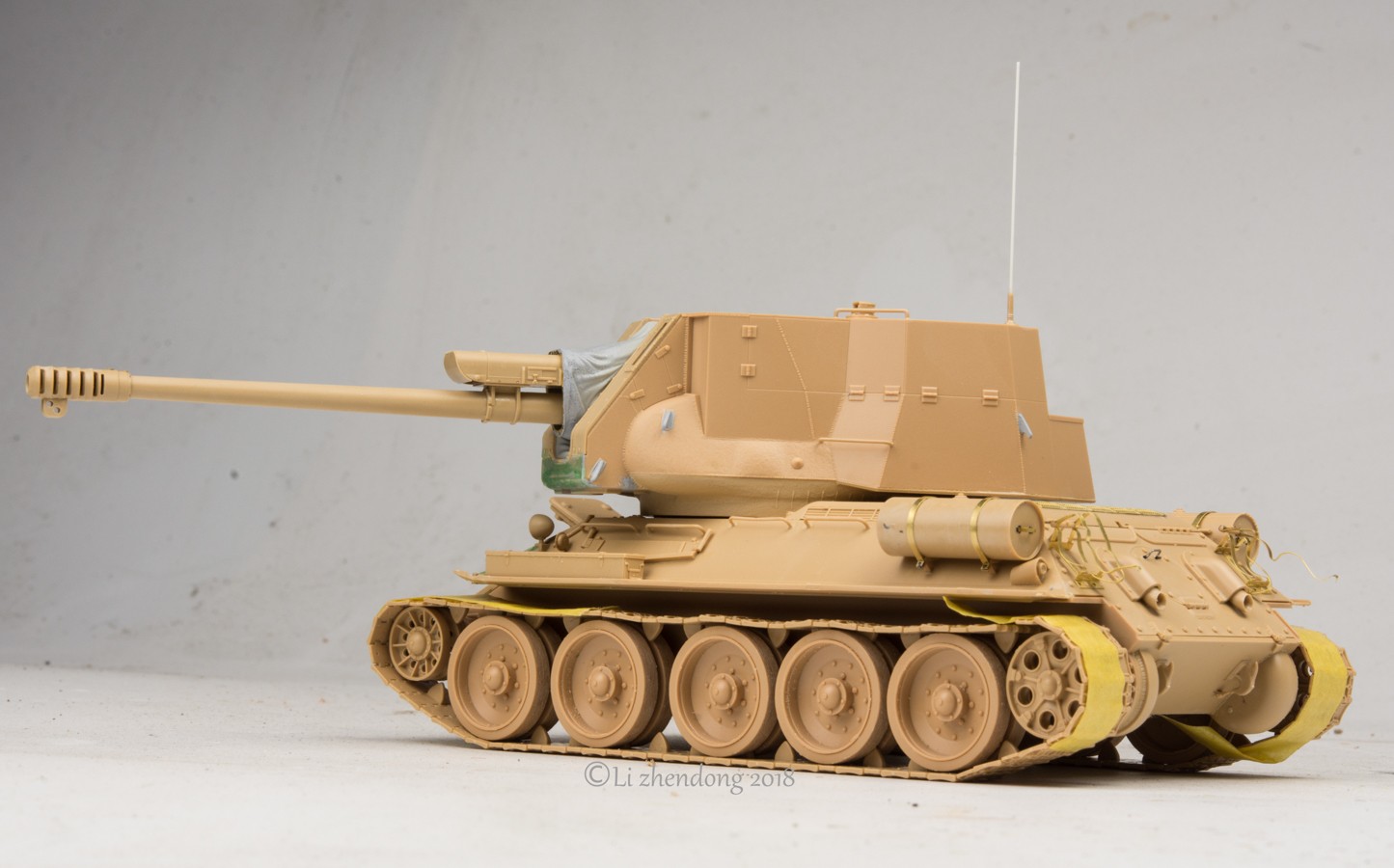โมเดลรถถัง Ryefield Model (RFM) 1/35 RM-5013 T-34/122 Egyptian 122 mm Self-Propelled GUN