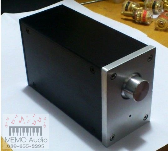 กล่องพาวเวอร์แอมป์ Mini Vertical Full aluminum chassis amplifier case enclosure