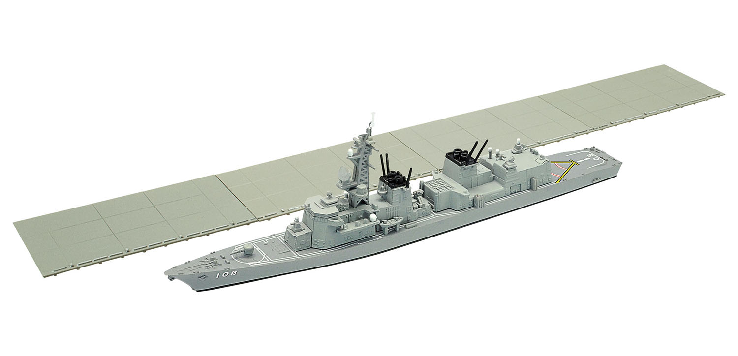 โมเดลเรือรบจำลองขนาด 1:1250 F-toys Japan Marine Self-Defense Force (JMSDF) Sasebo Naval Base #5B DD108 AKEBONO
