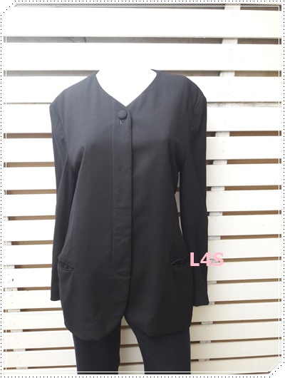 FF05413 เสื้อคลุม มือสอง สีดำ อก 38 นิ้ว