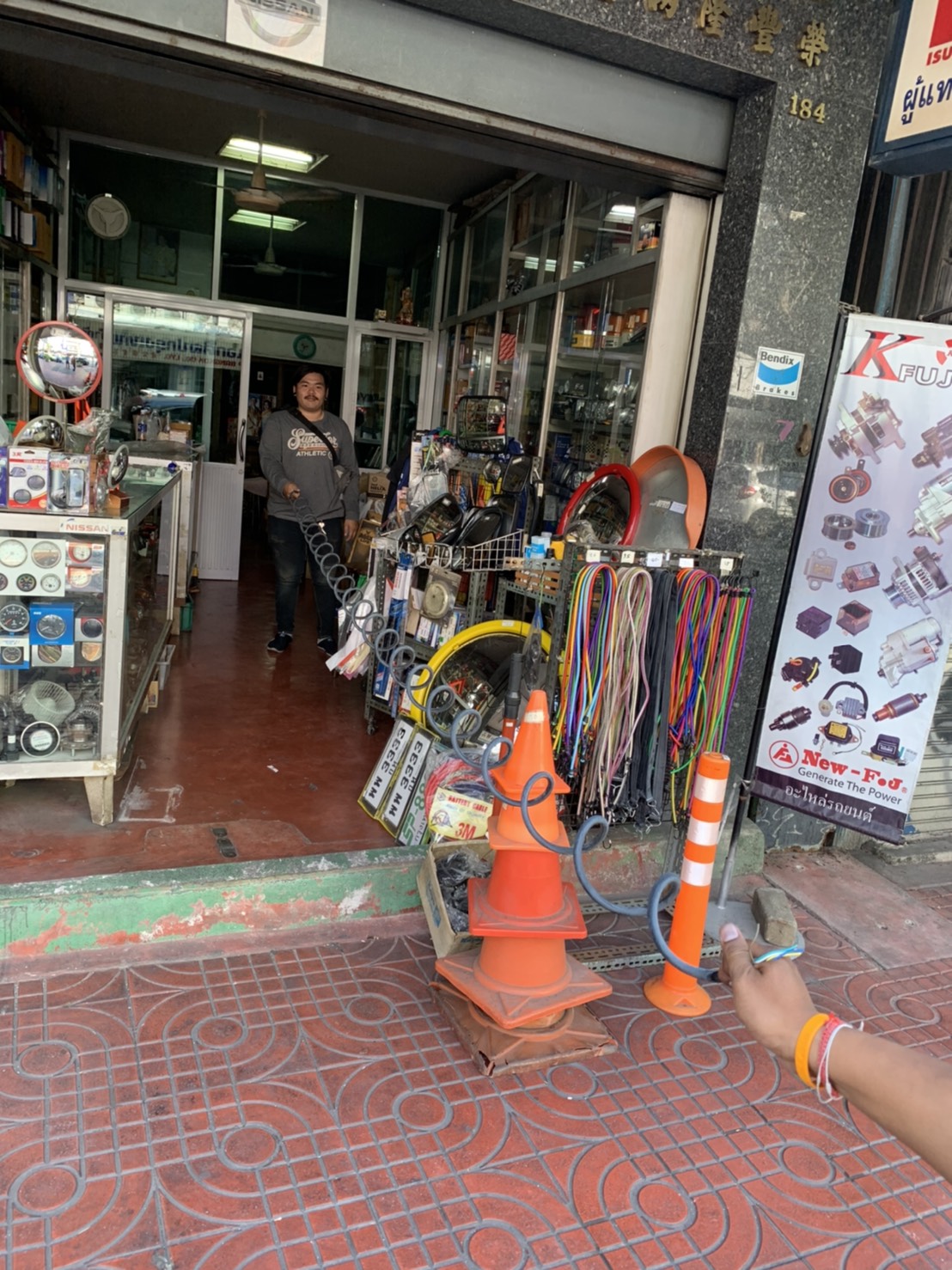 ปลั๊กรถพ่วงตัวผู้ ตัวเมีย 7 ขั้ว สายไฟปลั๊กรถพ่วง