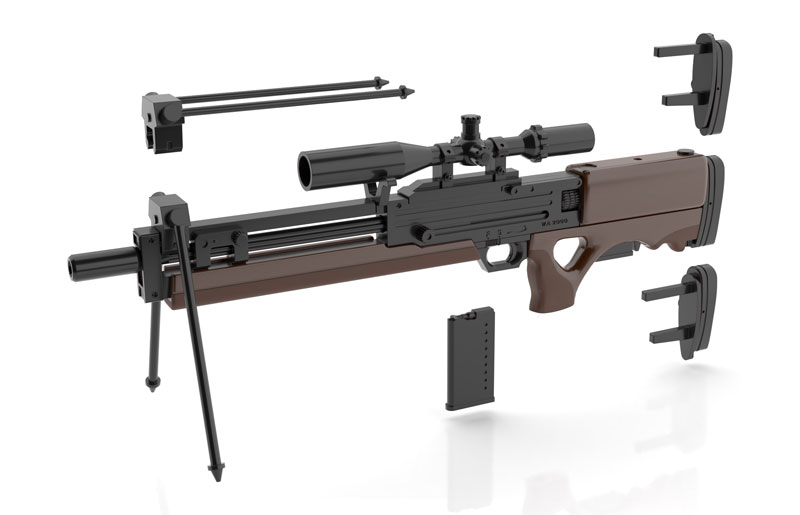 LittleArmory [LA-DF35] Girls' Frontline 2 Macchiato 1/12 Plastic Model(Pre-order)