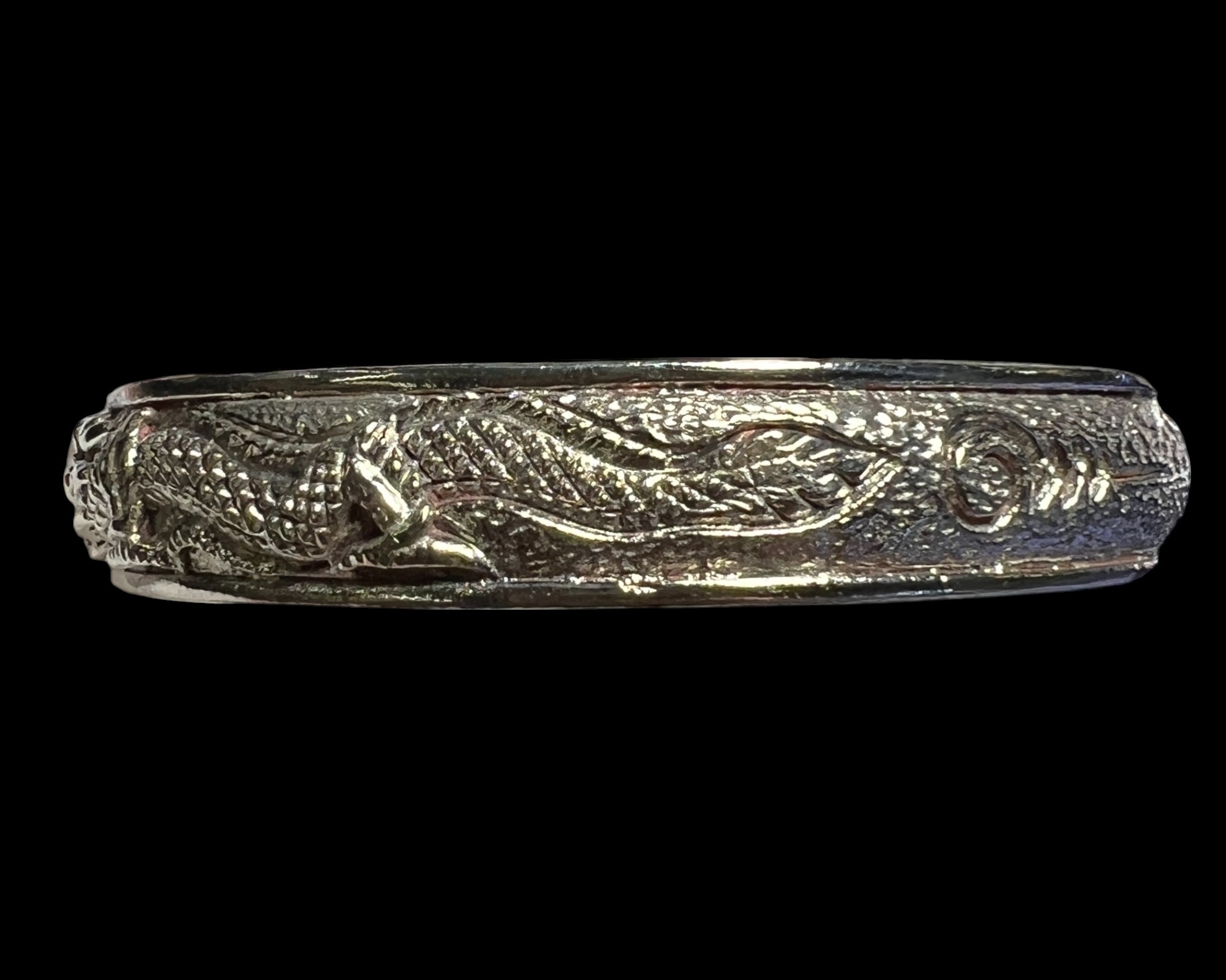 กำไลมังกร (เนื้ออัลปาก้า) Dragon Bangle (alpaca material). SKU-03561