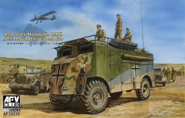 โมเดลรถถัง AFV ขนาด 1/35 AF35235 AEC ARMORED COMMAND CAR OF ROMMEL'S MAMMOTH