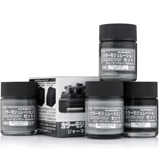 CS583 Mr.Hobby Color Modulation Set German Gray (German WW 2)