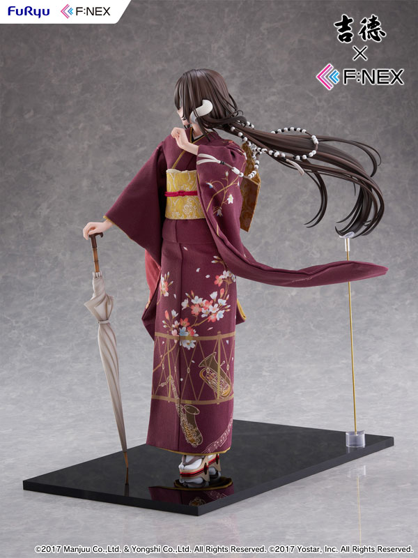 Yoshitoku x F:NEX Mikasa blue flower komachi ver -Japanese Doll- 1/4 Scale Figure(Pre-order)(Single Shipment)