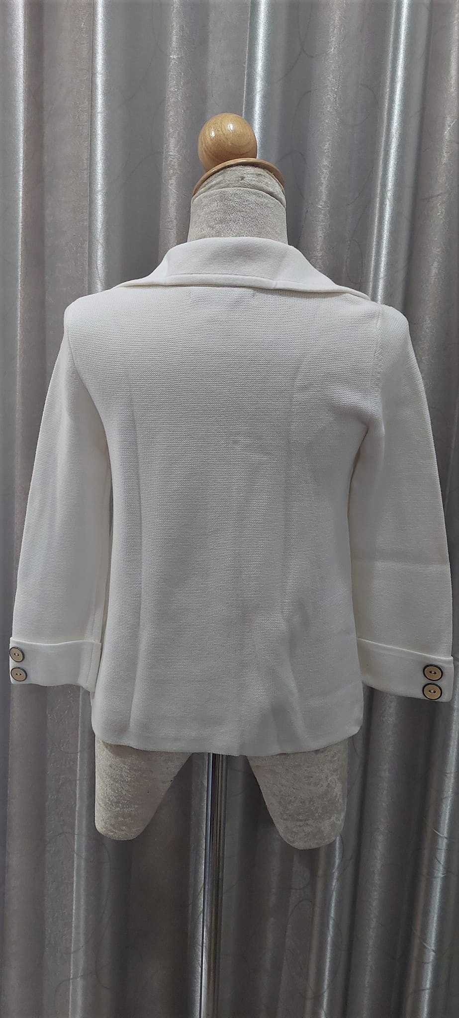 FF05218--เสื้อนิตติ้ง สีขาว มือสอง OLD NAVY Made in Hong Kong อก30-32 นิ้ว