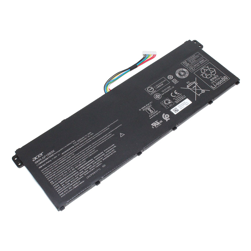 Acer แบตเตอรี่ AP19B5K Acer TravelMate P214-53 Swift S40-52 Aspire A515-43 Aspire A515-44 Aspire Vero AV15-51 Series (ของแท้)