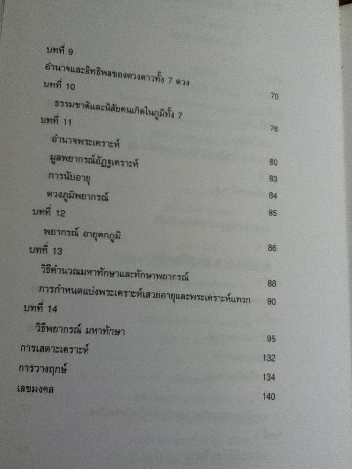 โหราศาสตร์พม่า/ ณรงค์ฤทธิ์ พยัคฆรากุล