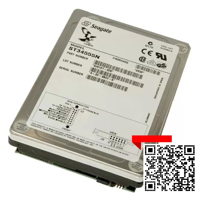 SEAGATE 2.2GB, 7.2K Rpm, SCSI 50-Pin,SCSI 50Pin, ST32272N,Hard Disk Drive,for Industrial,simulator,cnc