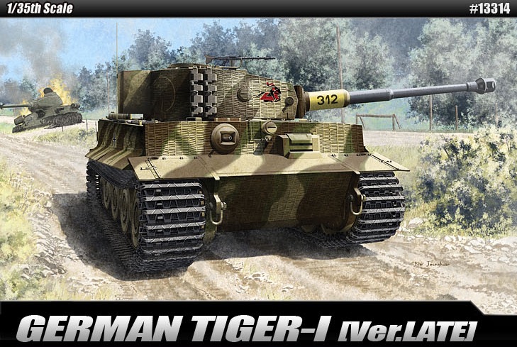 โมเดลรถถัง Academy ขนาด 1/35 AC13314 German Tiger-I (Ver.LATE)