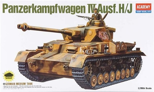 โมเดลรถถัง Academy ขนาด 1/35 AC13234 German Panzer IV H