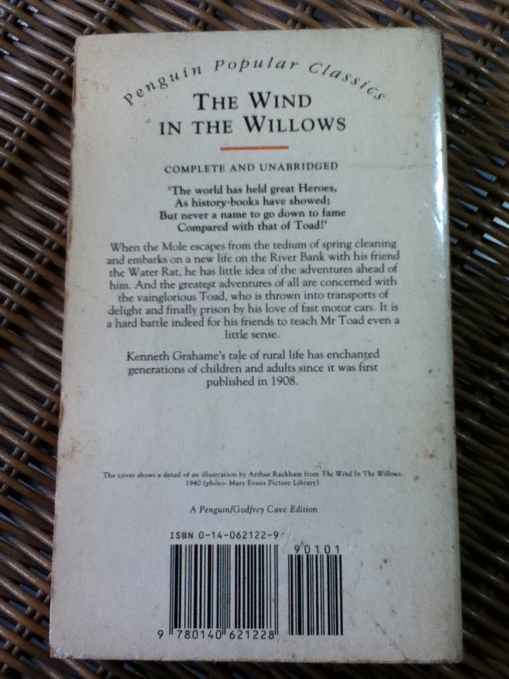 THE WIND IN THE WILLOWS/ Kenneth Grahame