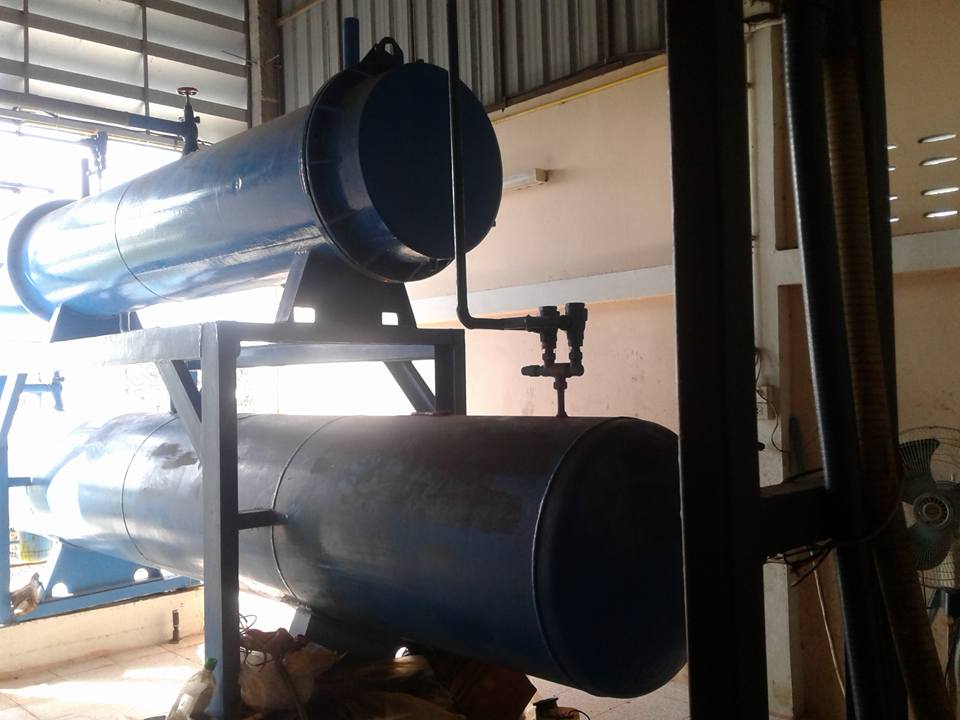 เครื่องทำน้ำแข็งหลอดใหญ่ ขนาด 15 ตัน คอม Mycom