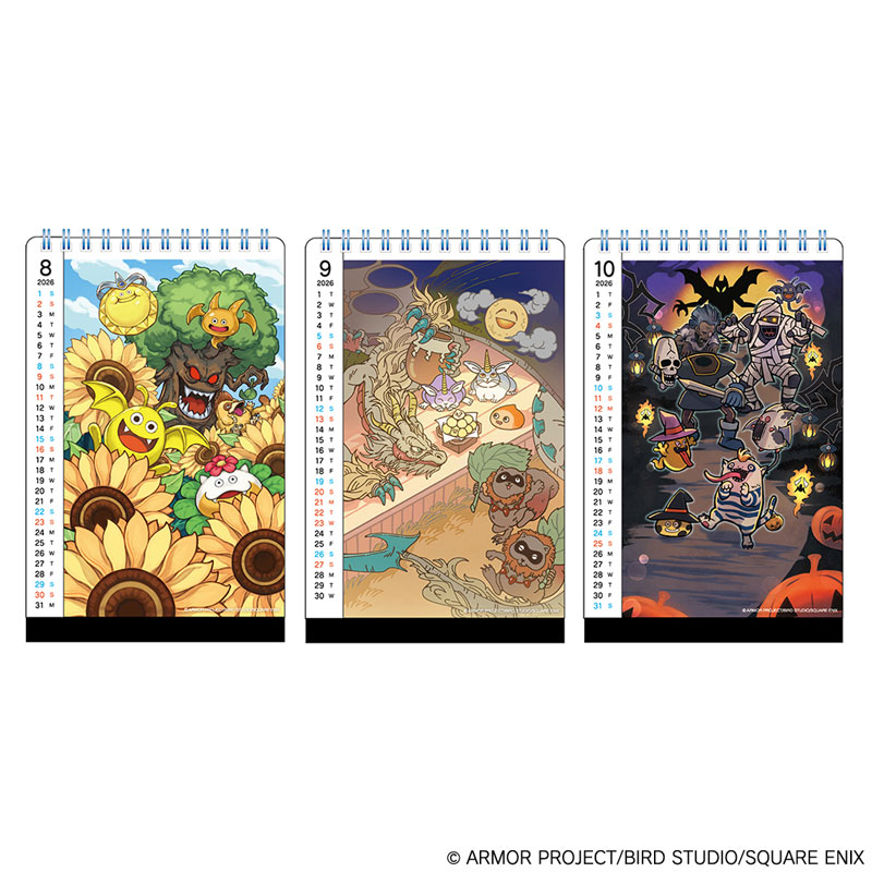 Dragon Quest Stationery Store Calendar 2026(Released)