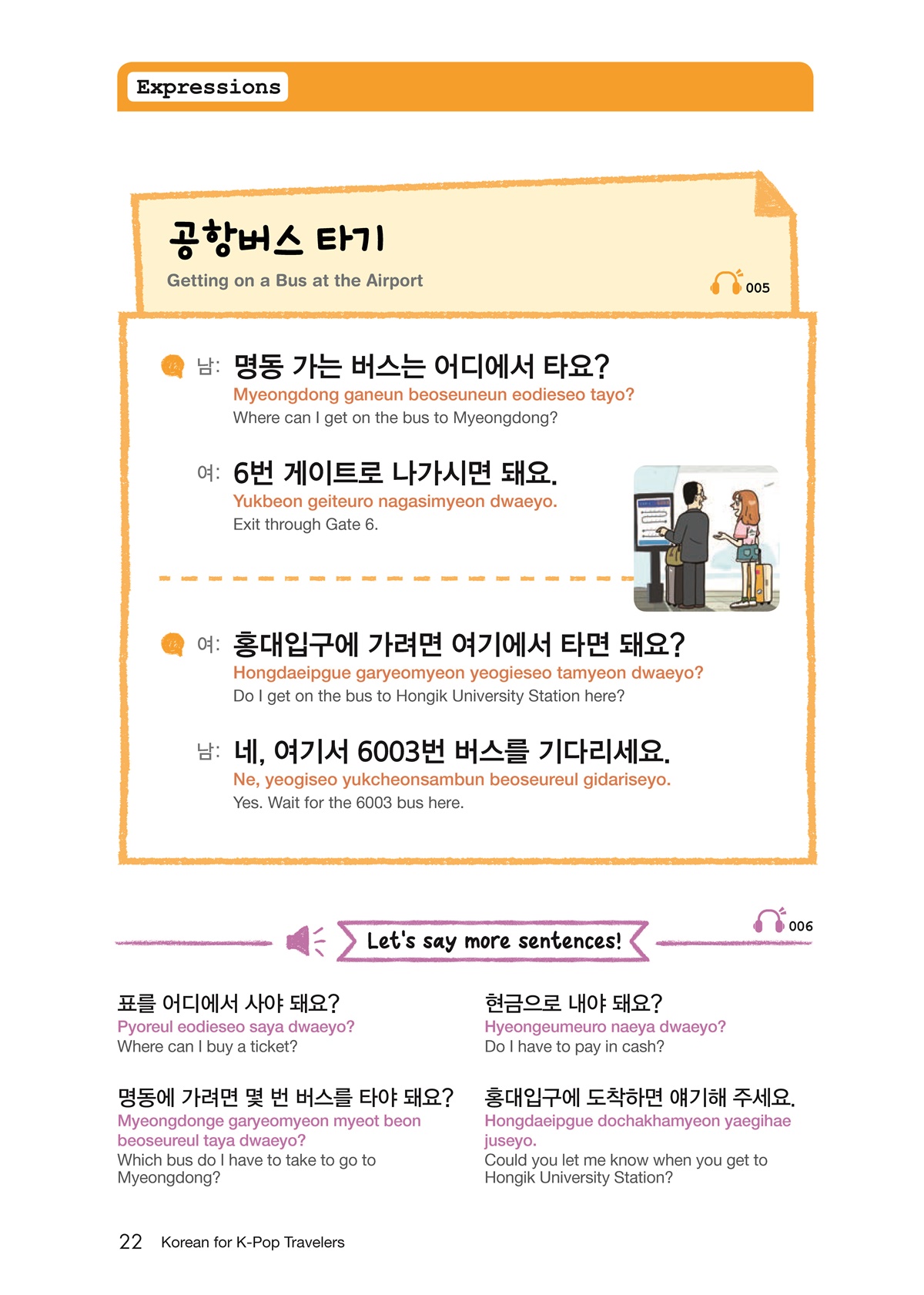 หนังสือสนทนาท่องเที่ยวเกาหลี Korean for K-Pop Travelers