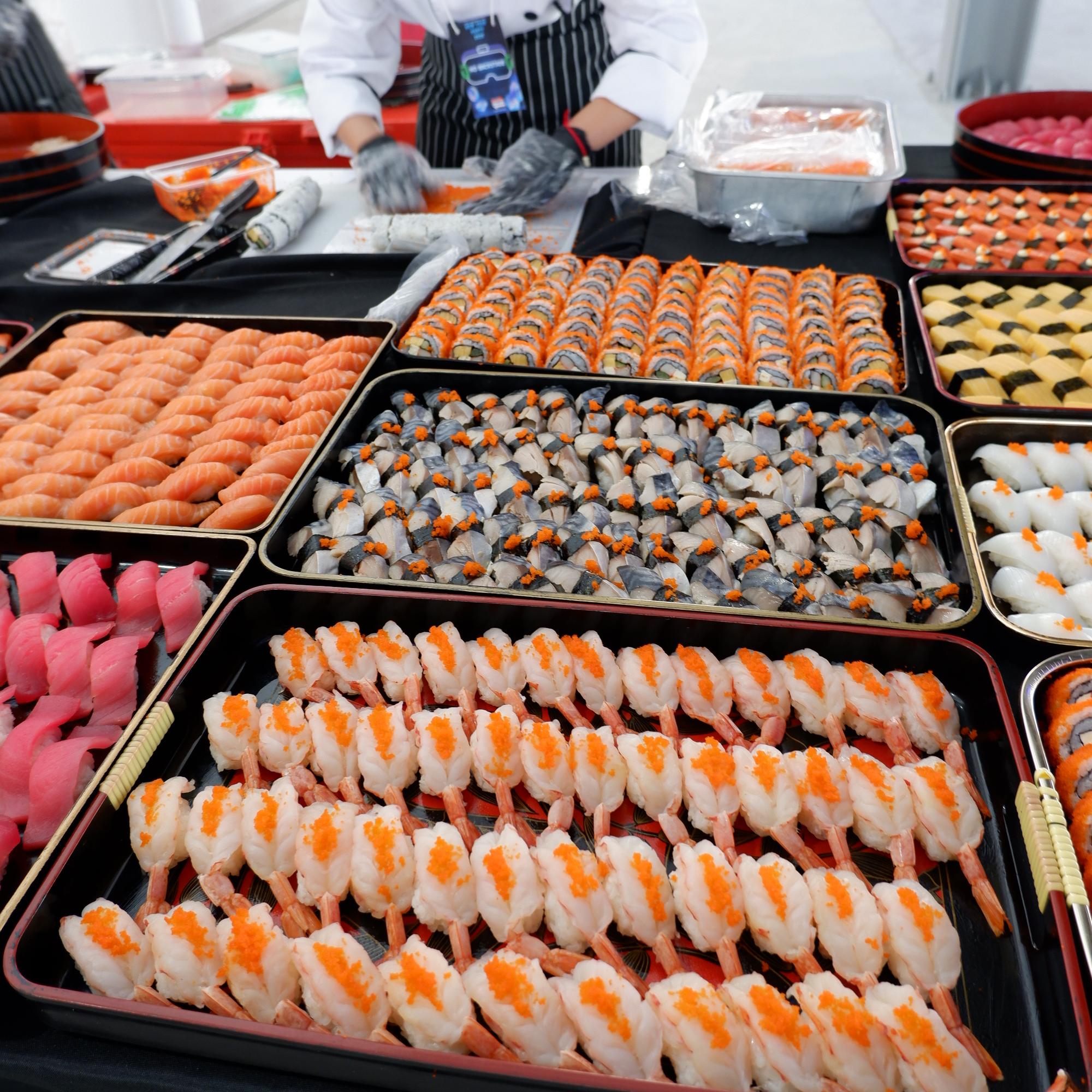 รับจัดเลี้ยงอาหารญี่ปุ่น ซูชิ ซาซิมิ แซลมอน นอกสถานที่ ณ One Bangkok เขตปทุมวัน