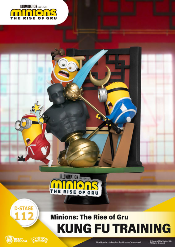 Diorama Stage-112 Minions: The Rise of Gru - Kung-fu Training Complete Figure(Provisional Pre-order)