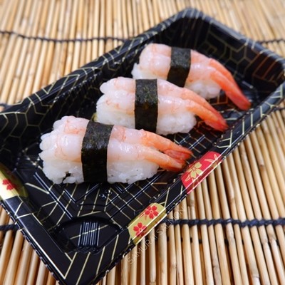 ซูชิหน้ากุ้งหวาน - Ama Ebi Sushi (3 pcs.)