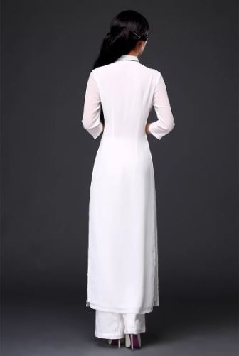 ชุดกี่เพ้าสตรีเวียดนาม อ๊าวส่าย อ๊าวหย่าย áo dài กางเกงขาบาน คอปกต่ำ Sườn xám Việt Nam, quần ống rộng, cổ thấp Vietnamese Women Cheongsam áo dài, Wide-legged Pants, Low Collar