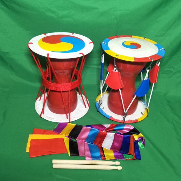 [ฟ้อนรำกลองเกาหลี] กลองยาวเกาหลีสำหรับฟ้อนรำ กลองเกาหลีแบบยาวสำหรับฟ้อนรำ 장구 Changgu Korean Long Drum