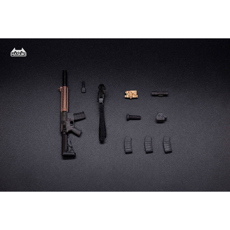 WM-04B Assault Rifle Set Black 1/12 Action Figure Complete Model Option Part(Pre-order)
