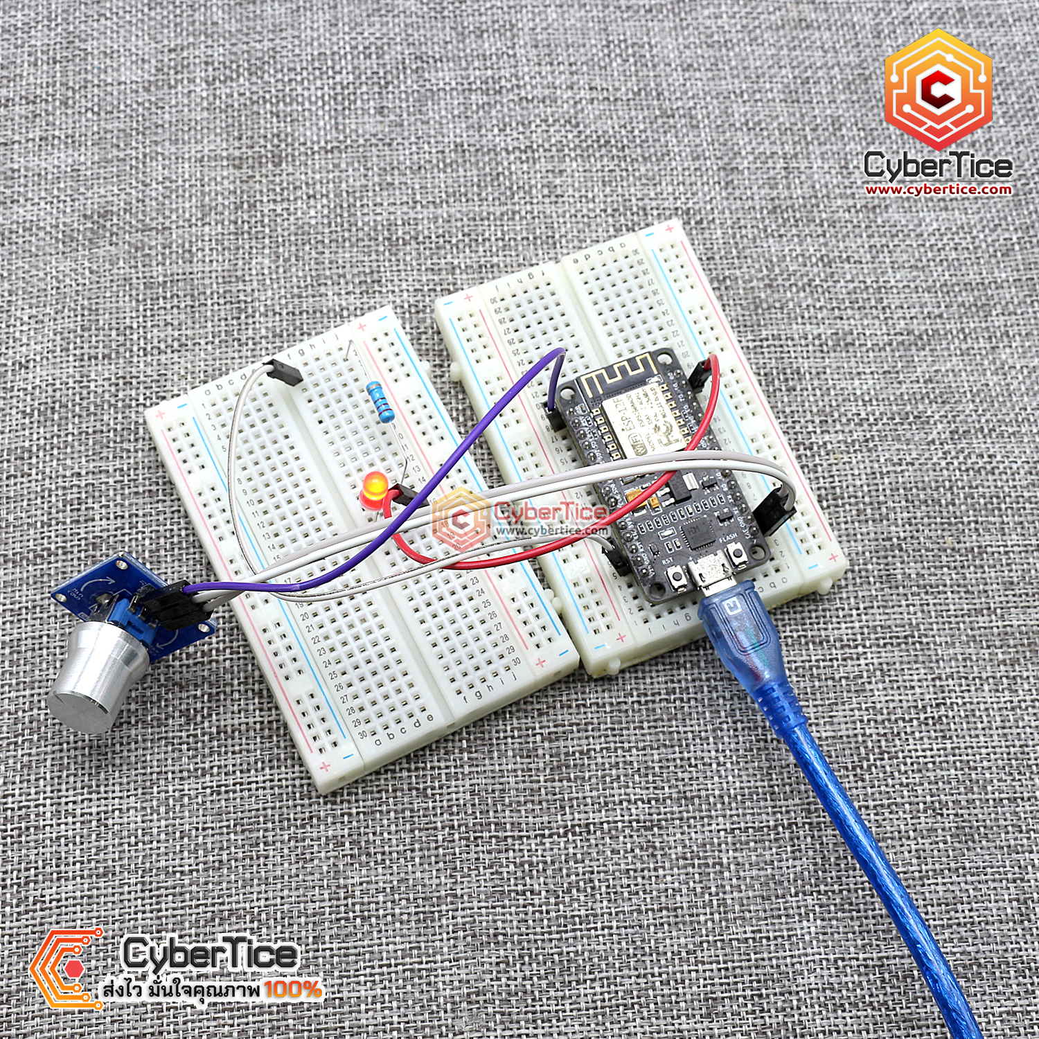 สอนใช้งาน ESP8266 Rotation Rotary Knob Module for Arduino - ขาย Arduino ...