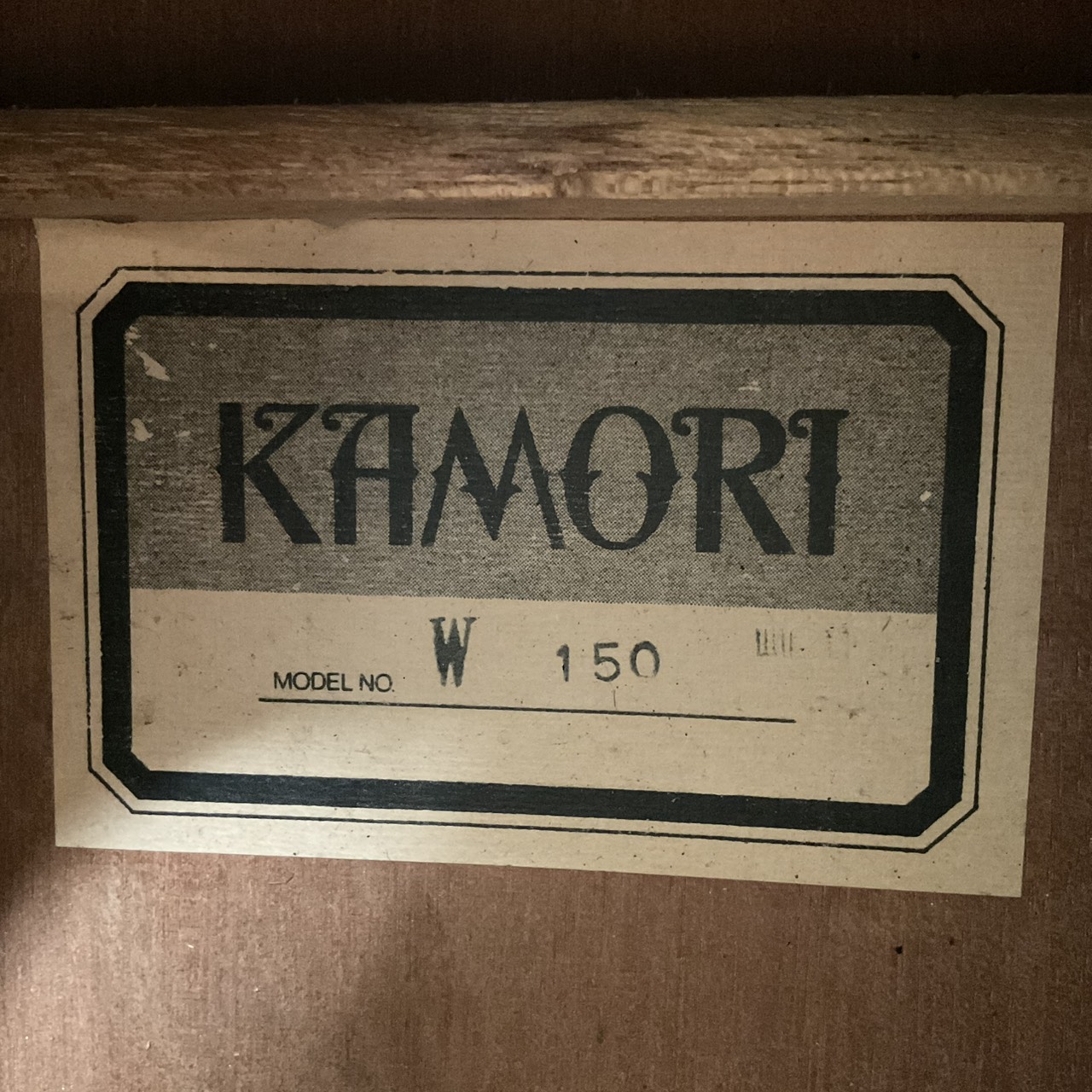 กีต้าร์โปร่ง KAMORI : W150