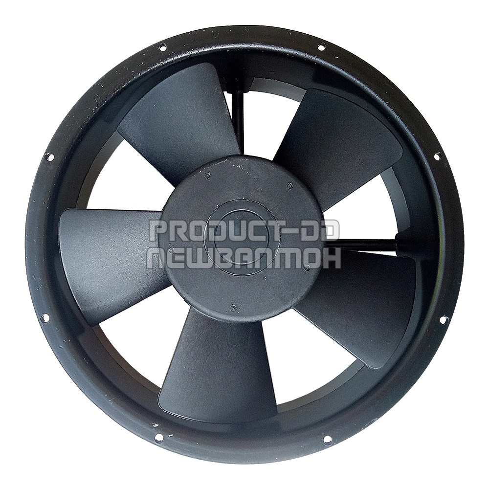 พัดลมระบายความร้อนกลม AC 220V 25489HBL บอลแบริ่ง Balll Bearing ขนาด 10 นิ้ว (25.4x25.4x9 ซม.)