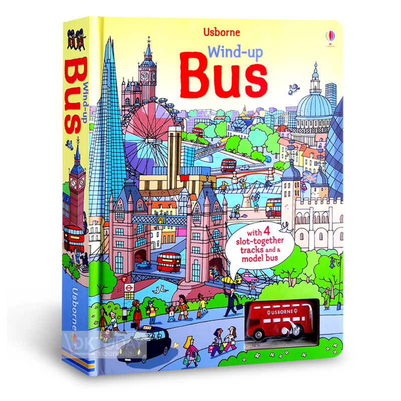 USBORNE WIND-UP BUS BY DKTODAY
