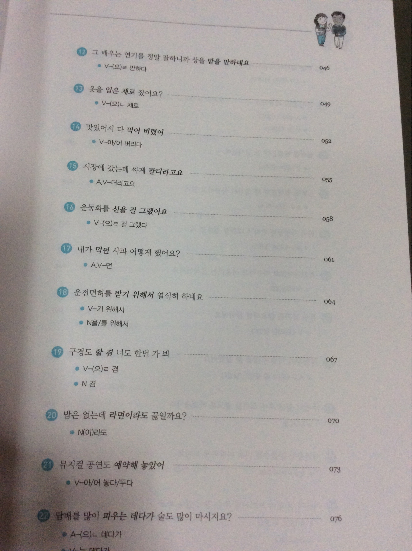 หนังสือ 55 ไวยากรณ์เกาหลีเพื่อสอบ KIIP/TOPIK (2nd edition)